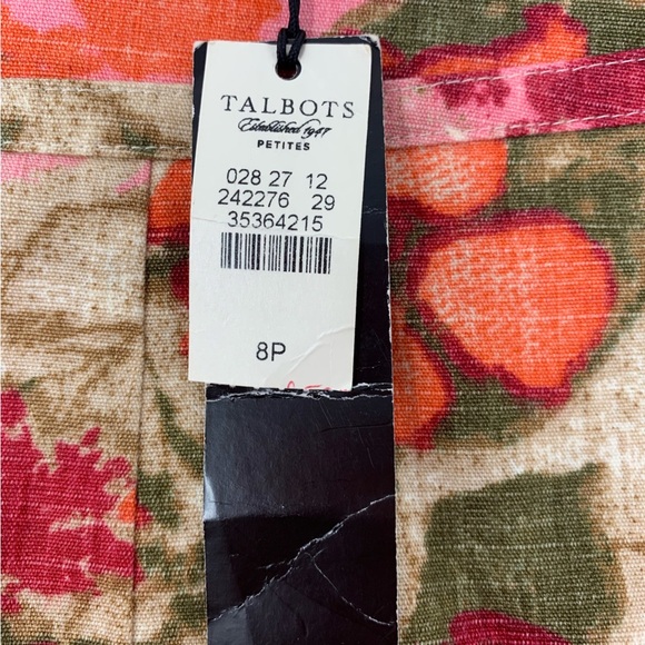Talbots Floral Pencil Skirt. NWOT. I accidentally ripped the tag off. - Picture 10 of 11